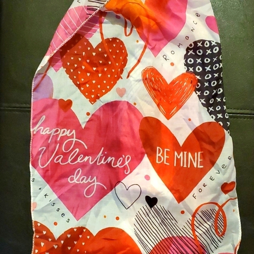 Valentine's Day Themed Fashion Scarves (2 scarves) Red/Pink - Picture 3 of 6